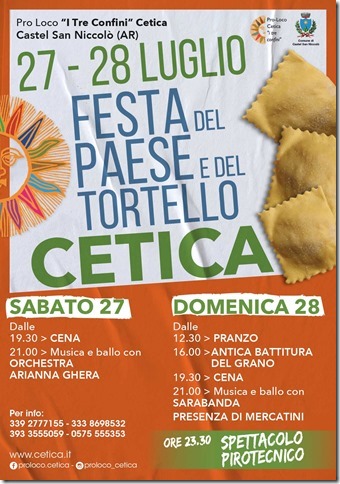 Cetica: Festa del paese e del tortello di patate
